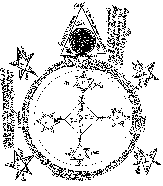 Cercle évocatoire -Clavicule de Salomon